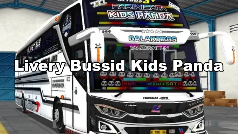 Livery Bussid Kids Panda